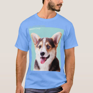 Puppy print Collection Im aDOGable Welsh Corgi Dog T-Shirt