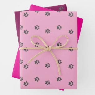 Puppy Prints 2025 Wrapping Paper Sheets