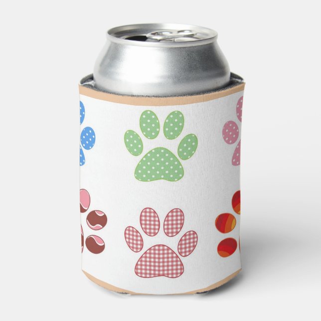 Puppy Prints Can Cooler (Can Front)