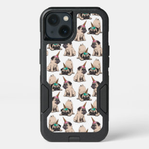 Puppy Pugs   Aspiring Unicorn Pattern iPhone 13 Case