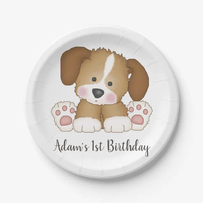 Puppy Dog Birthday Party Paw Theme signature Guest Book Keepsake Gift