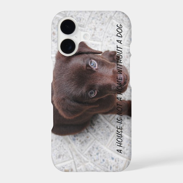 Puppy Quote Iphone Case (Back)