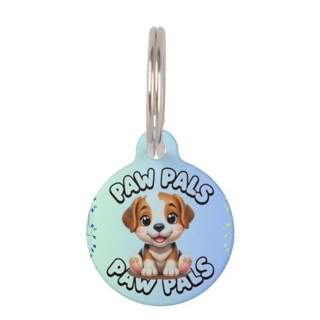 Puppy REX Pet ID Tag (Front)