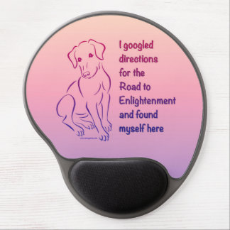 Puppy Road to Enlightenment Gel Mouse Pad
