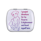 Puppy Road to Enlightenment Jelly Belly Tin (Top)