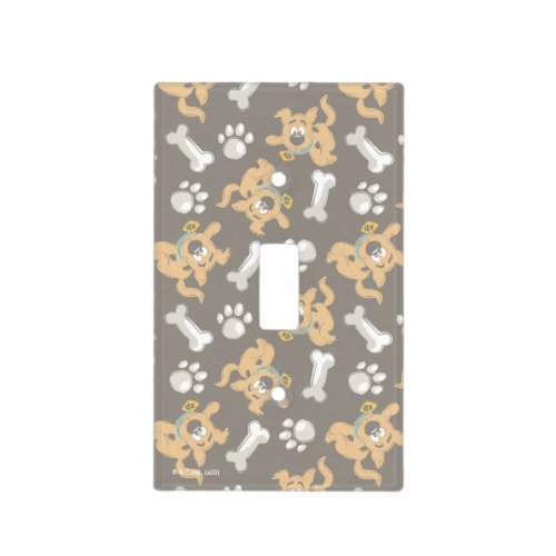Puppy Scooby_Doo Bone  Paw Print Pattern Light Switch Cover