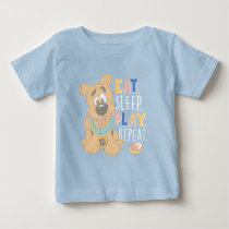 Puppy Scooby-Doo "Eat, Sleep, Play, Repeat" Baby T-Shirt