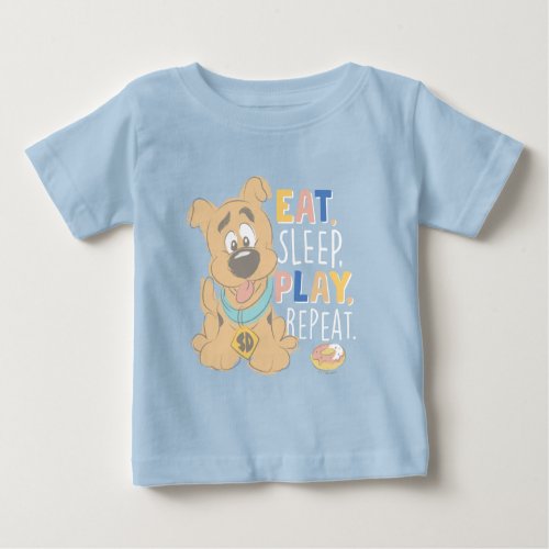 Puppy Scooby_Doo Eat Sleep Play Repeat Baby T_Shirt