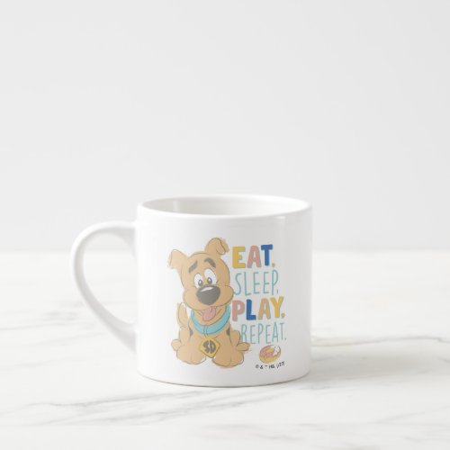 Puppy Scooby_Doo Eat Sleep Play Repeat Espresso Cup