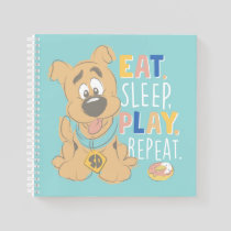 Puppy Scooby-Doo "Eat, Sleep, Play, Repeat" Notebook