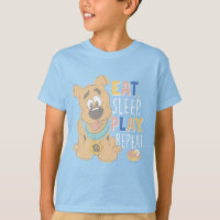 Puppy Scooby-Doo "Eat, Sleep, Play, Repeat"