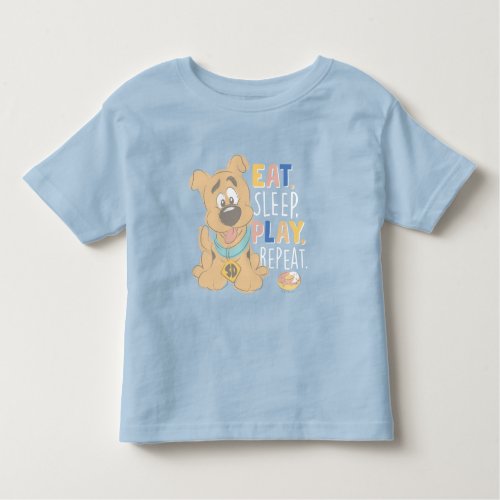 Puppy Scooby_Doo Eat Sleep Play Repeat Toddler T_shirt