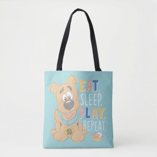 Puppy Scooby_Doo Eat Sleep Play Repeat Tote Bag