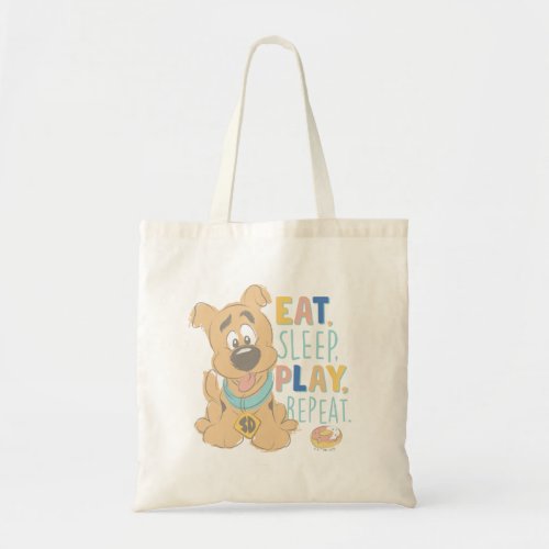 Puppy Scooby_Doo Eat Sleep Play Repeat Tote Bag