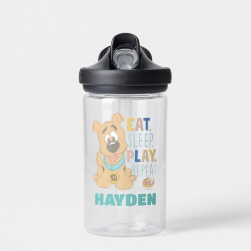 Puppy Scooby_Doo Eat Sleep Play Repeat Water Bottle