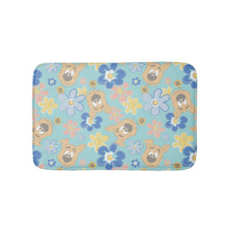 Puppy Scooby-Doo Flower Pattern Bath Mat