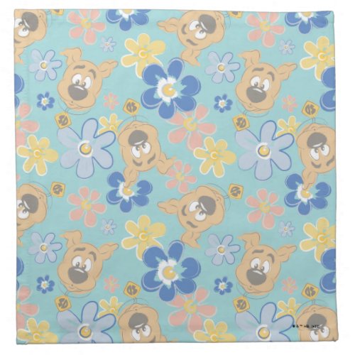 Puppy Scooby_Doo Flower Pattern Cloth Napkin