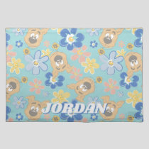Puppy Scooby-Doo Flower Pattern Cloth Placemat