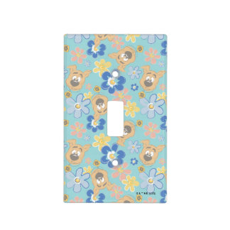 Puppy Scooby-Doo Flower Pattern Light Switch Cover