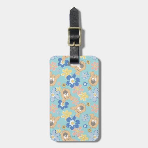 Puppy Scooby_Doo Flower Pattern Luggage Tag