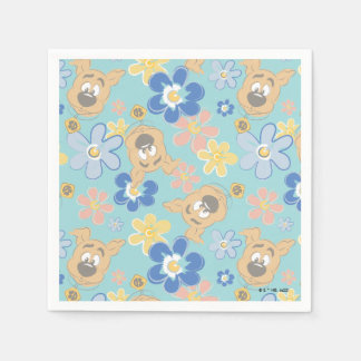 Puppy Scooby-Doo Flower Pattern Napkins