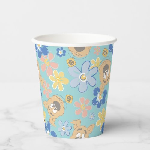 Puppy Scooby_Doo Flower Pattern Paper Cups