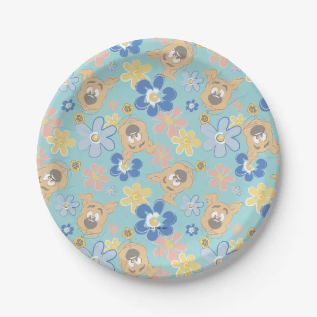 Flower Pattern Paper Plates
