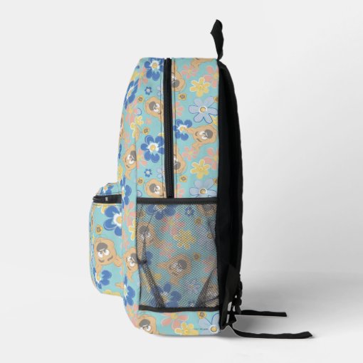 Puppy Scooby-Doo Flower Pattern Printed Backpack | Zazzle
