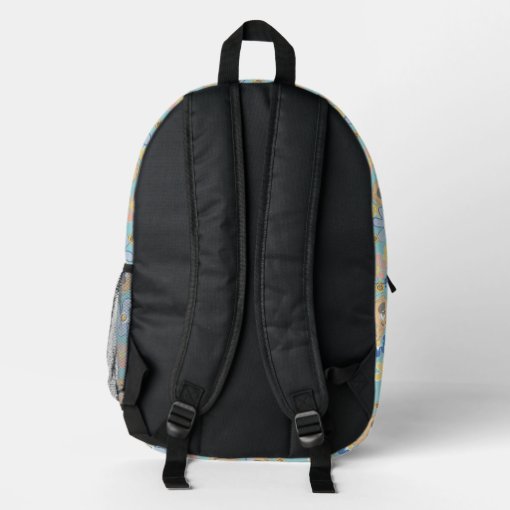 Puppy Scooby-Doo Flower Pattern Printed Backpack | Zazzle
