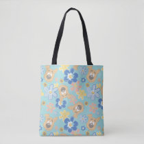 Puppy Scooby-Doo Flower Pattern Tote Bag