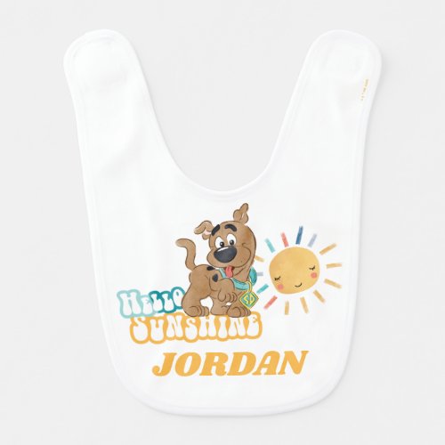 Puppy Scooby_Doo Hello Sunshine Baby Bib