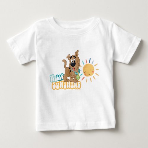 Puppy Scooby_Doo Hello Sunshine Baby T_Shirt