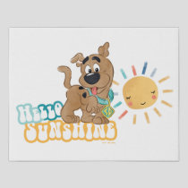 Puppy Scooby-Doo "Hello Sunshine" Faux Canvas Print