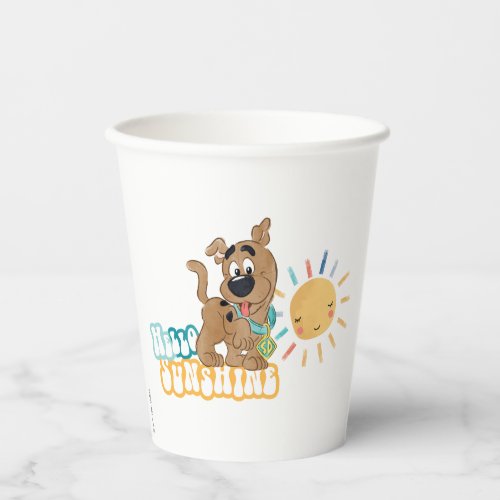 Puppy Scooby_Doo Hello Sunshine Paper Cups