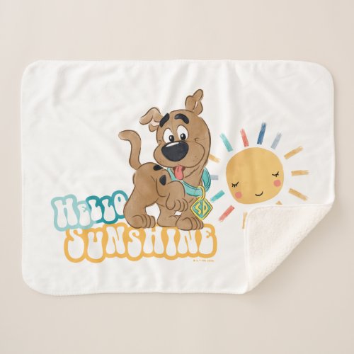 Puppy Scooby_Doo Hello Sunshine Sherpa Blanket