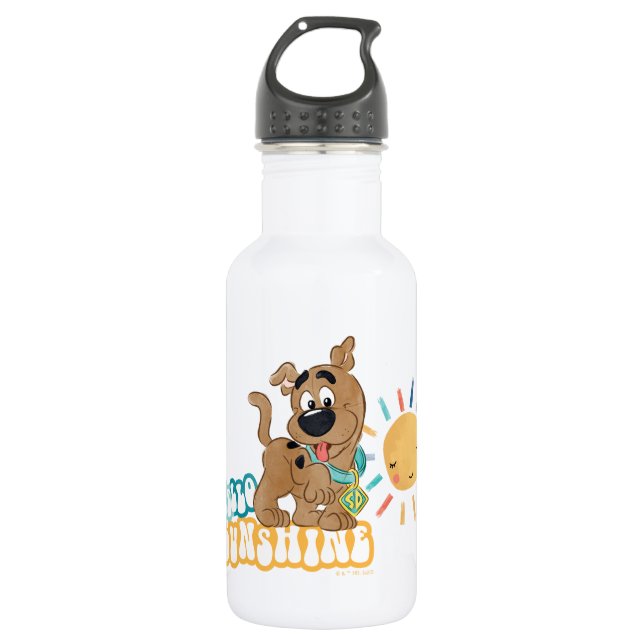 Puppy Scooby-Doo "Hello Sunshine" Stainless Steel Water Bottle (Front)