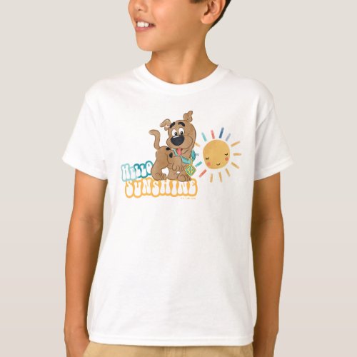 Puppy Scooby_Doo Hello Sunshine T_Shirt