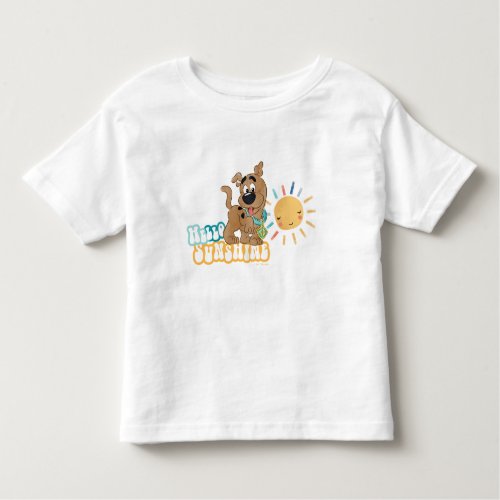 Puppy Scooby_Doo Hello Sunshine Toddler T_shirt