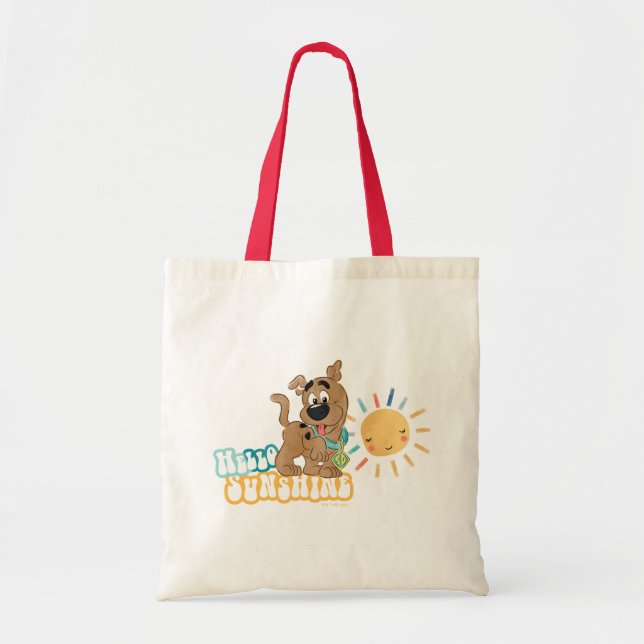 Puppy Scooby-Doo "Hello Sunshine" Tote Bag (Front)
