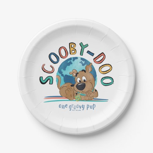 Puppy Scooby_Doo One Groovy Pup Paper Plates