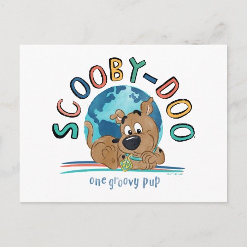 Puppy Scooby_Doo One Groovy Pup Postcard
