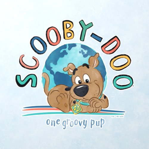 Puppy Scooby_Doo One Groovy Pup Wall Decal