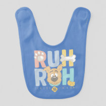 Puppy Scooby-Doo "Ruh Roh" Baby Bib