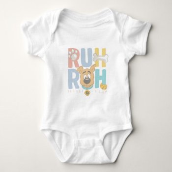Puppy Scooby-doo "ruh Roh" Baby Bodysuit by scoobydoo at Zazzle