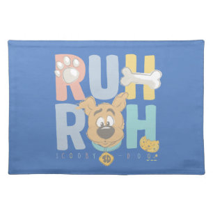 Puppy Scooby-Doo "Ruh Roh" Cloth Placemat