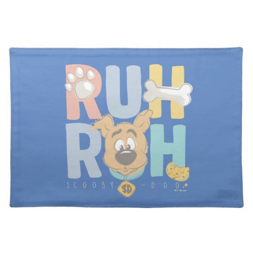 Puppy Scooby_Doo Ruh Roh Cloth Placemat