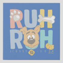 Puppy Scooby-Doo "Ruh Roh" Faux Canvas Print