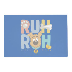 Puppy Scooby-Doo "Ruh Roh" Placemat