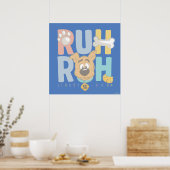 Tasse Blanche Scooby-Doo Ruh Roh - Céramique, Design Fun, 4x4x4 Pouces