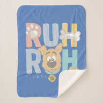 Puppy Scooby-Doo "Ruh Roh" Sherpa Blanket